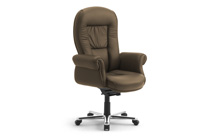 Poltrona presidenziale per ufficio e studio design classico Doge Lux