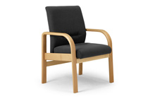 Sedie e poltrone in legno attesa visitatore lounge Wood-B