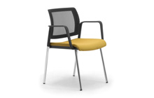 Sedie per la comunita' per sala multiuso congressi e contract Wiki RE 4 gambe